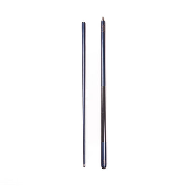 Grafex Tournament Pool Cue In Blue Two Piece View