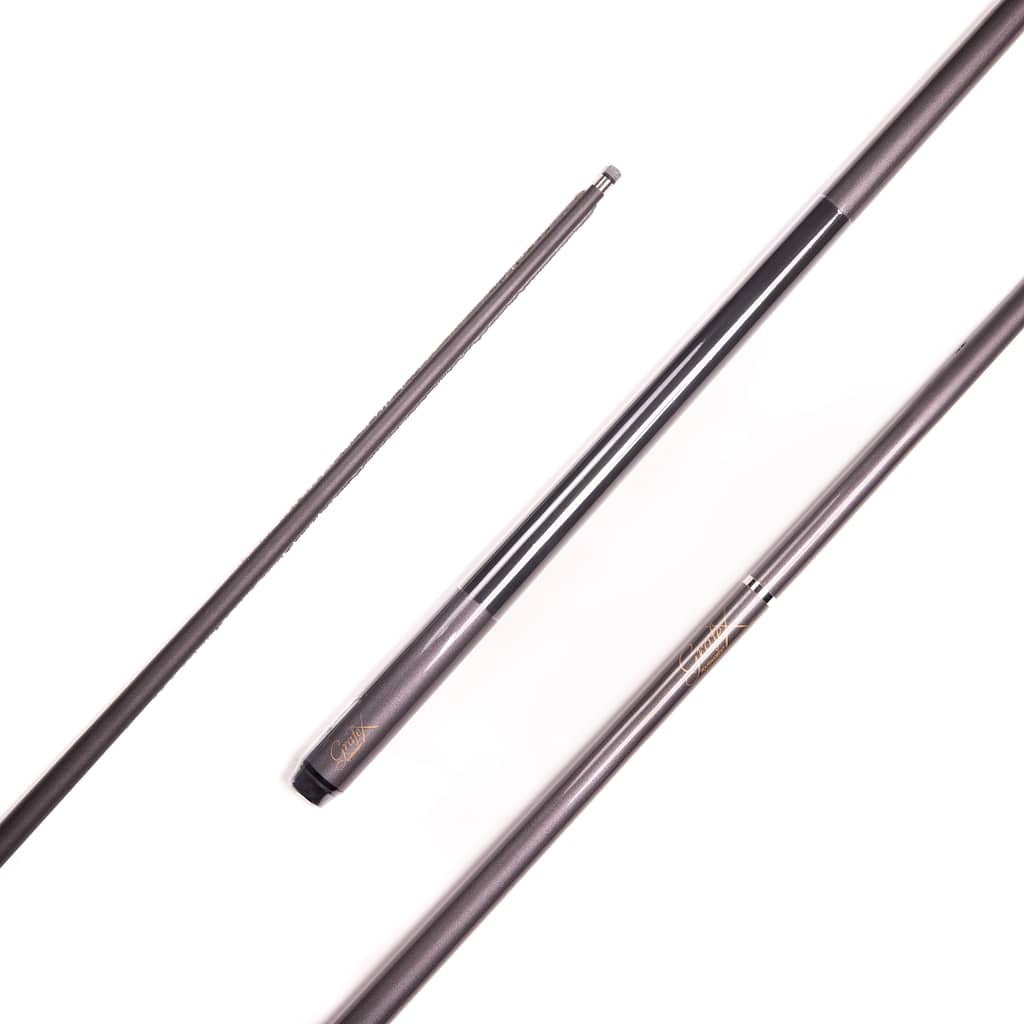 Grafex Tournament Pool Cue In Grey Side View