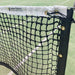 Jadee International Tapered Hand Knotted Double Mesh Tennis Net Close Up View