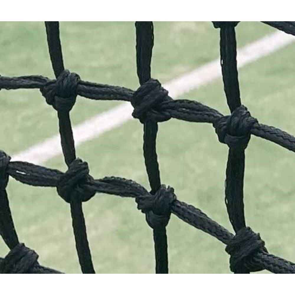 Jadee International Tapered Hand Knotted Double Mesh Tennis Net Net View