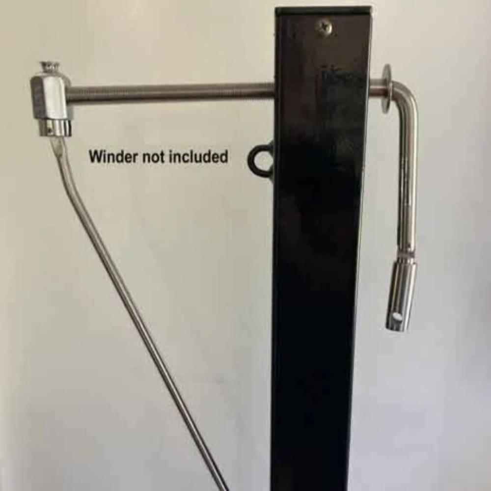 Jadee Sports Tennis Net Posts for External Winder View