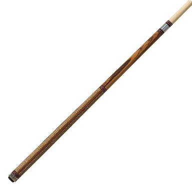 PKO-7-2A Paris 2 Piece Cue Zebrawood Close Up Side View