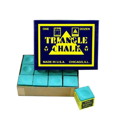 triangle chalk in green