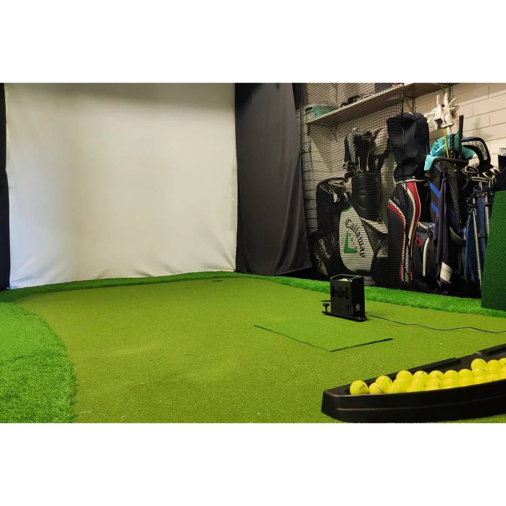 Kaizen Golf Impact Screen Archery Baffle Net In Use View